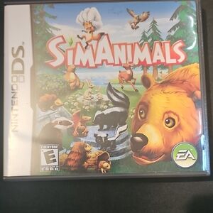 Nintendo Green and Brown SimAnimals Video Game